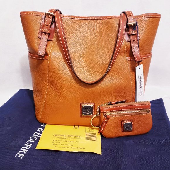 Dooney & Bourke Handbags - Dooney & Bourke Side Pocket Shopper w Coin Purse